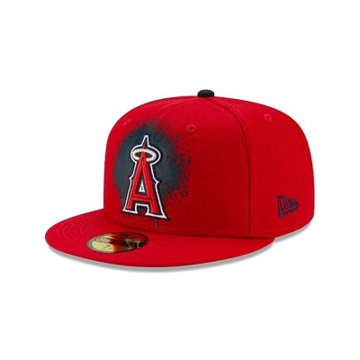 Los Angeles Angels Gorra | New Era MLB Drip Front 59fifty Fitted Cap Mexico - Rojos